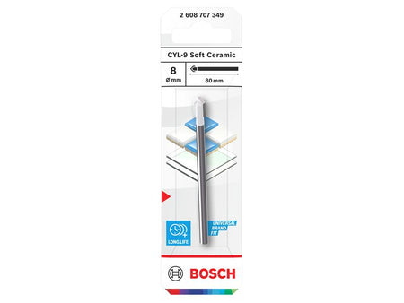 CYL-9 Soft Ceramic Drill Bit 8 x 80mm