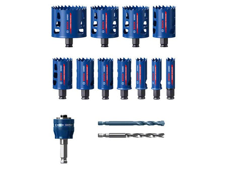 EXPERT Multi Material PC Plus Hole Saw Set, 14 Piece