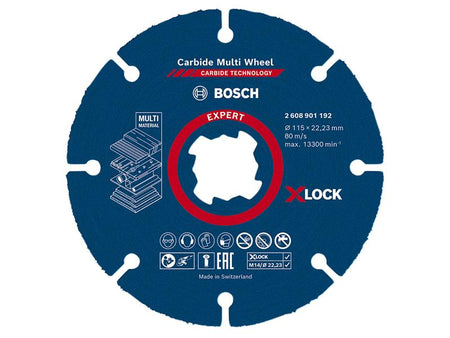 EXPERT Carbide Multi Wheel Cutting Disc 115 x 22.23mm