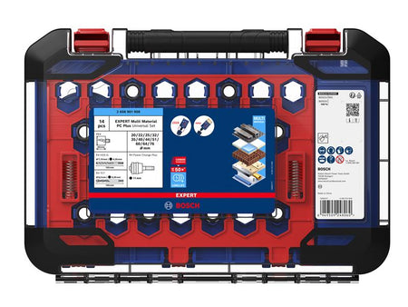 EXPERT Multi Material PC Plus Hole Saw Set, 14 Piece