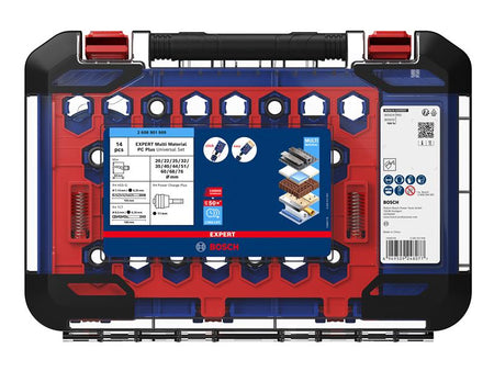 EXPERT Multi Material PC Plus Plumbers Hole Saw Set, 14 Piece