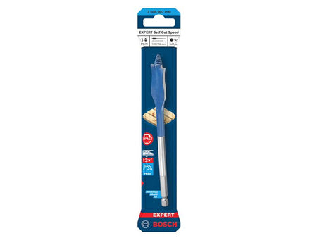 EXPERT Self Cut Speed Spade Drill Bit 14 x 100 x 152mm