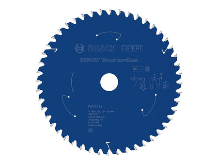 EXPERT Wood Cordless Circular Saw Blade 165 x 20mm x 48T