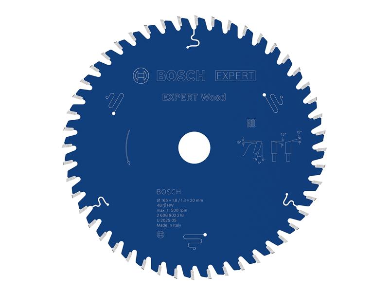 EXPERT Wood Circular Saw Blade 165 x 20mm x 48T