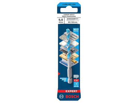 EXPERT HEX-9 Multi Construction Drill Bit 5.5 x 60 x 100mm
