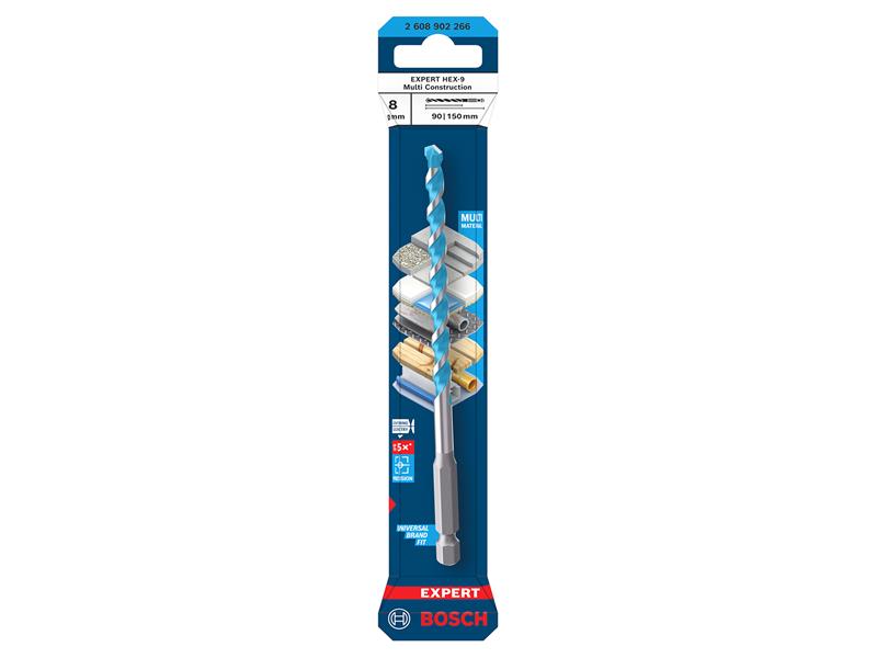 EXPERT HEX-9 Multi Construction Drill Bit 8 x 90 x 150mm