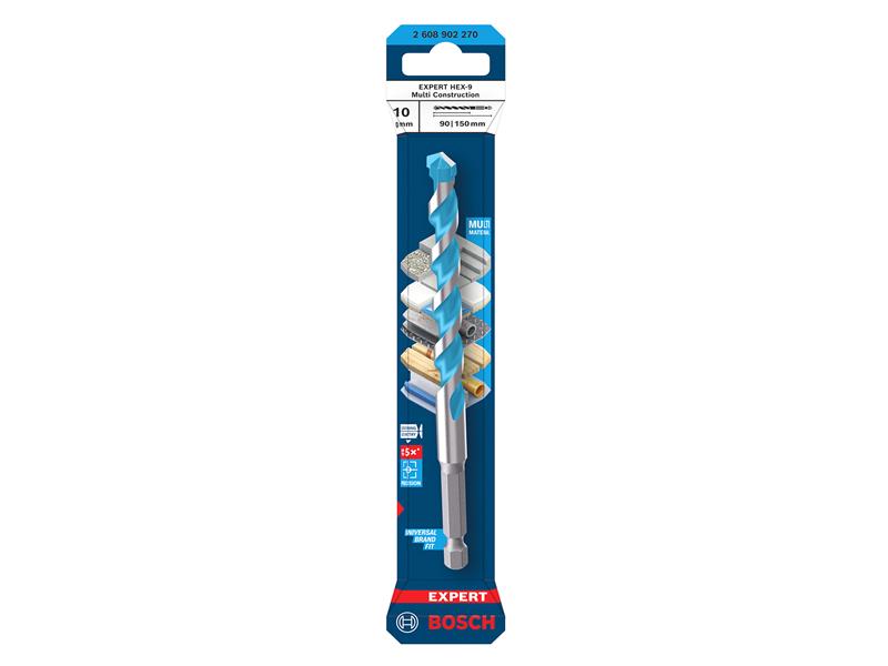 EXPERT HEX-9 Multi Construction Drill Bit 10 x 90 x 150mm