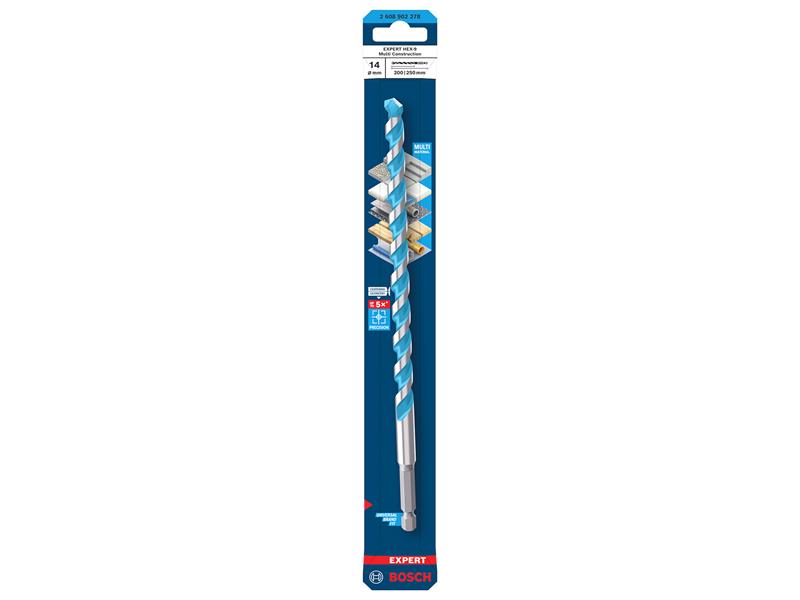 EXPERT HEX-9 Multi Construction Drill Bit 14 x 200 x 250mm