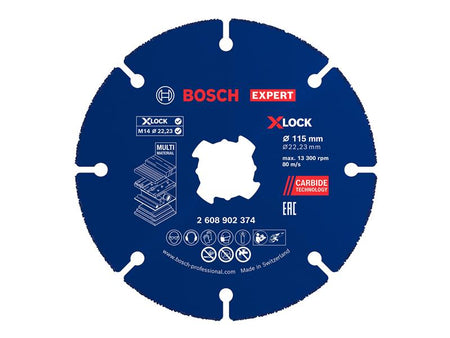 EXPERT Multi Material Carbide X-LOCK Cutting Disc 115mm