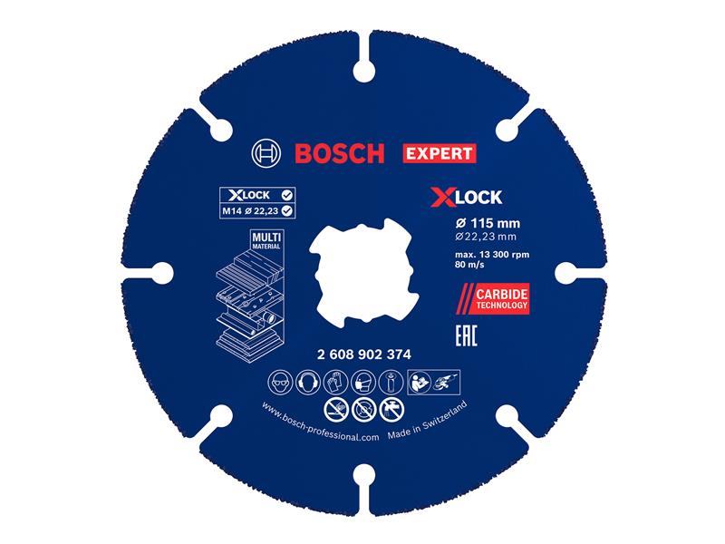 EXPERT Multi Material Carbide X-LOCK Cutting Disc 115mm