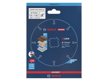 EXPERT Multi Material Carbide X-LOCK Cutting Disc 115mm
