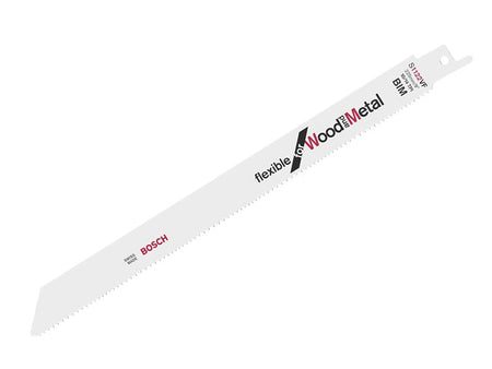 S 1122 VF Flexible for Wood & Metal Blade 225mm 10-14 TPI (Pack 5)
