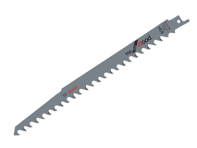 S 1542 K Top for Wood Reciprocating Saw Blade 240mm 3 TPI (Pack 5)