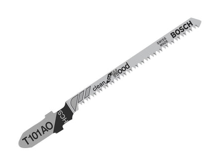 T 101 AO Clean for Wood Jigsaw Blade 83mm Pack of 5