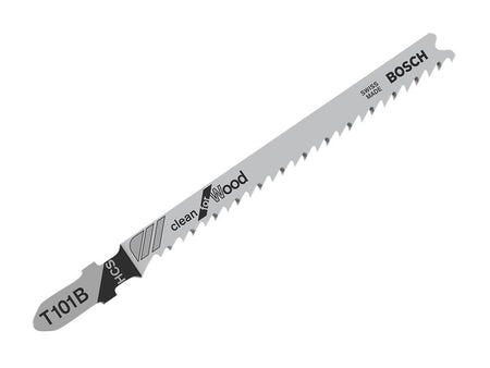 T 101 B Clean for Wood Jigsaw Blade 100mm Pack of 5