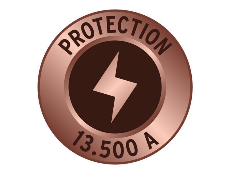 Eco-Line Extension Lead 240V 5-Gang 13A Anthracite 2m