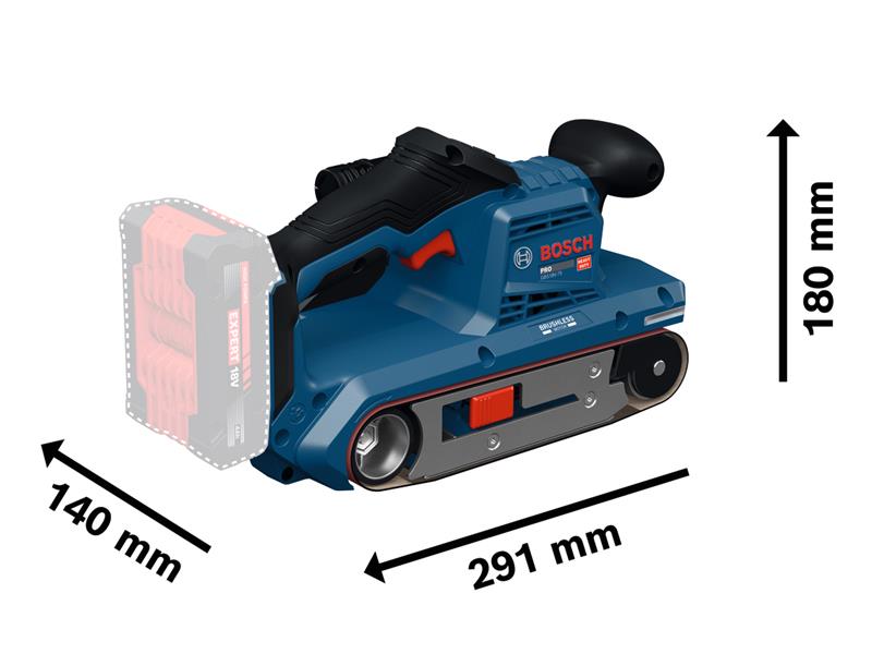 Bosch GBS 18V-75 Professional Belt Sander 18V Bare Unit