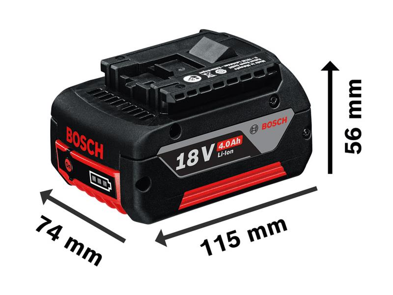 Professional Twin Pack 18V 2 x 4.0Ah Li-ion