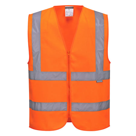 Hi-Vis Zipped Vest - Style PW- C375