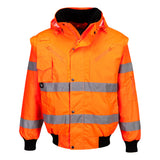 Portwest Hi-Vis 3-in-1 Bomber Jacket C467