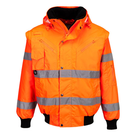 Portwest Hi-Vis 3-in-1 Bomber Jacket C467