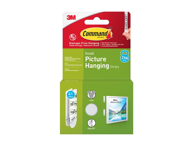 Picture Hanging Strips Small x 4 7100337181