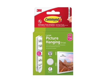 Picture Hanging Strips Large x 4 7100336547