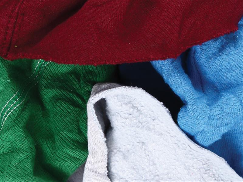 Coloured Sweatshirt Wipers 10kg