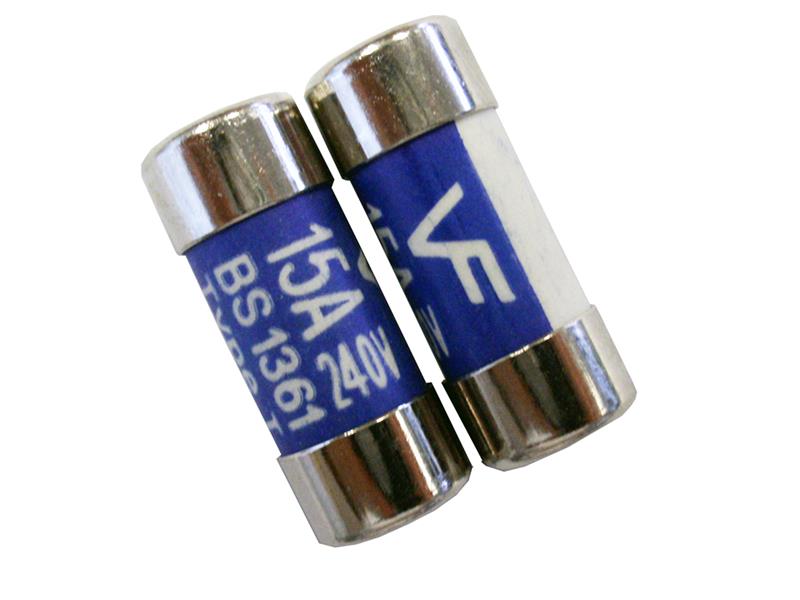 BS1361 Fuses 15 Amp x 2 CF15/2NB