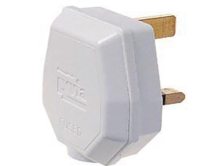BS1363/A White Plug 13 Amp 1700