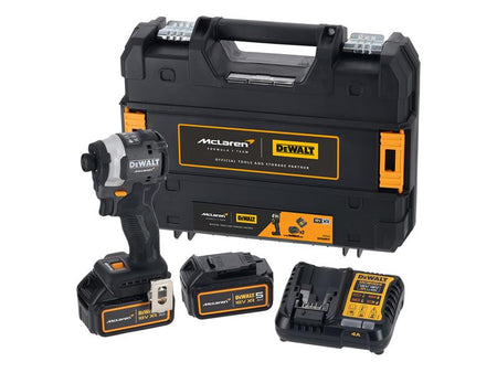 DCF85MP2T McLaren F1 XR Brushless 1/4in Impact Driver 18V 2 x 5.0Ah Li-ion