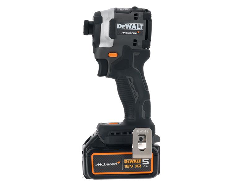 DCF85MP2T McLaren F1 XR Brushless 1/4in Impact Driver 18V 2 x 5.0Ah Li-ion