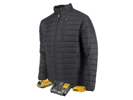 DCHJ093 Heated Lightweight Puffer Jacket - M + 1 x 18V 2.0Ah Li-ion