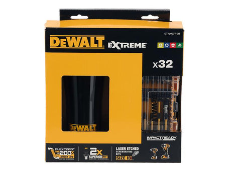 DT70903T FLEXTORQ™ Bit Set, 32 Piece & Travel Mug