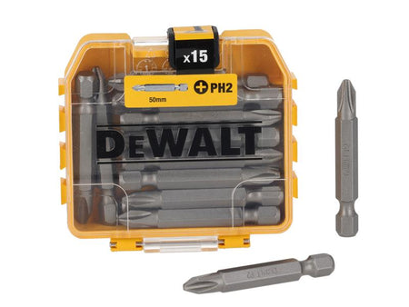 DT70912 Standard Bits PH2 x 57mm (Tic Tac of 15)