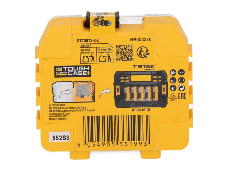 DT70912 Standard Bits PH2 x 57mm (Tic Tac of 15)