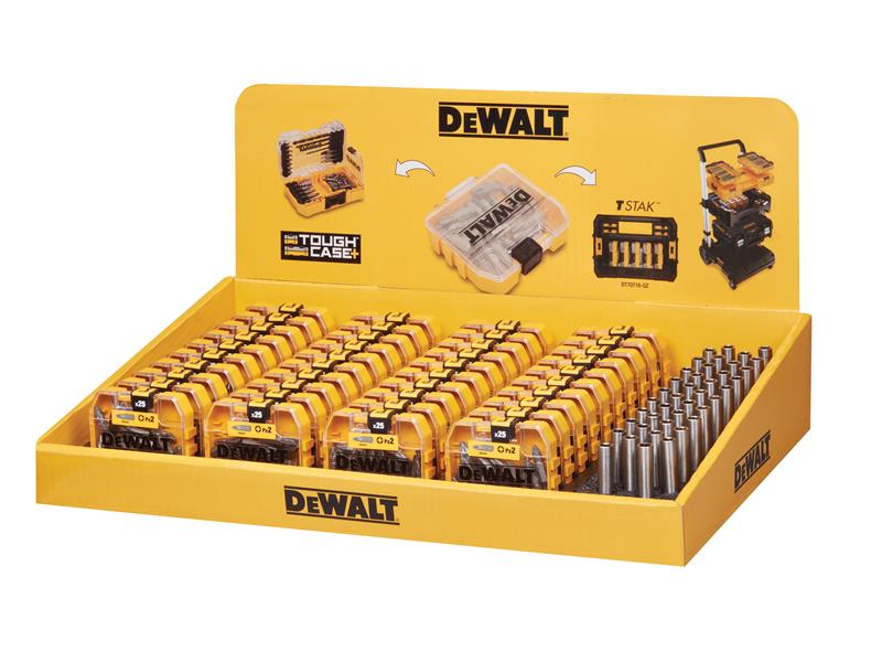 DT71706 PZ2 Bit 25mm Display of 40 + 40 Mag Bit Holders