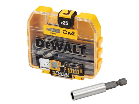 DT71706 PZ2 Bit 25mm Display of 40 + 40 Mag Bit Holders