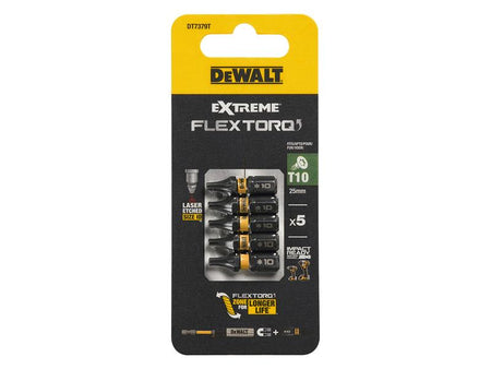 EXTREME FlexTORQ Bits T10 x 25mm (Pack 5)