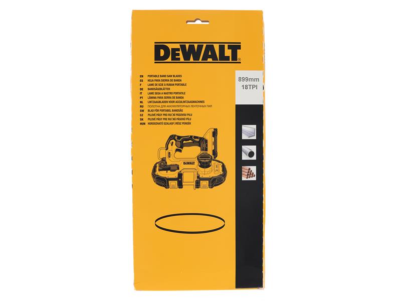 DT8477 Portable Band Saw Blade 899 x 18 TPI (3 Pack)