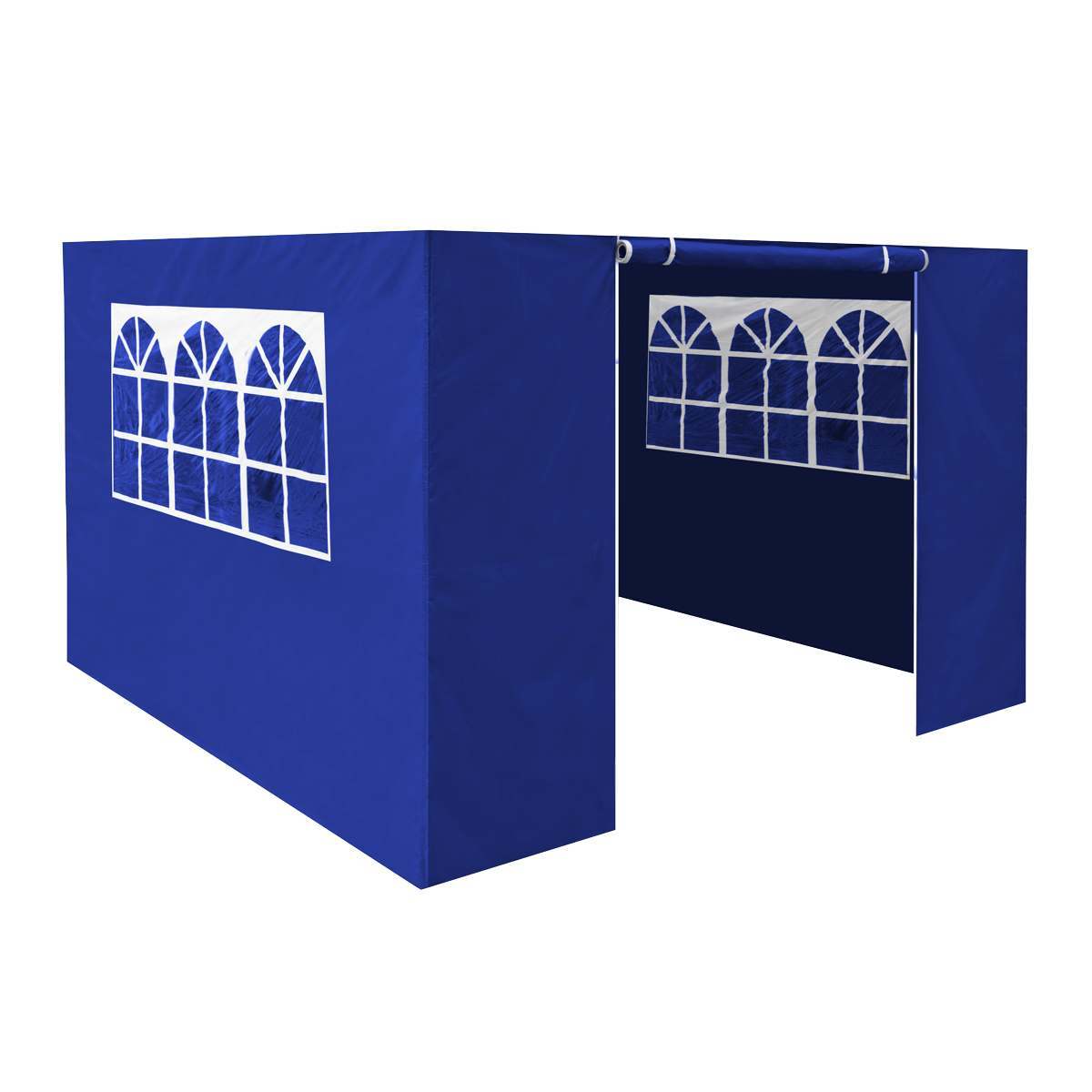 Sealey Dellonda Premium Gazebo/Marquee Side Walls/Doors/Windows, Fits 3 x 3m Models - Blue Model No-DG147
