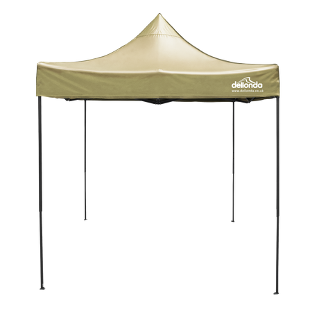 Sealey Dellonda 2x2m Pop-Up Gazebo Canopy with Water-Resistant Carry Bag, Stakes & Weight Bags - Beige Model No-DG303