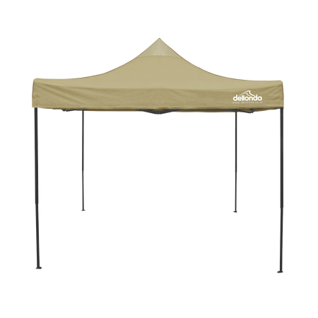 Sealey Dellonda 3x3m Pop-Up Gazebo Canopy with Water-Resistant Carry Bag, Stakes & Weight Bags - Beige Model No-DG304