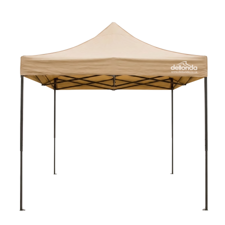 Sealey Dellonda 3x4.5m Pop-Up Gazebo Canopy with Water-Resistant Carry Bag, Stakes & Weight Bags - Beige Model No-DG305
