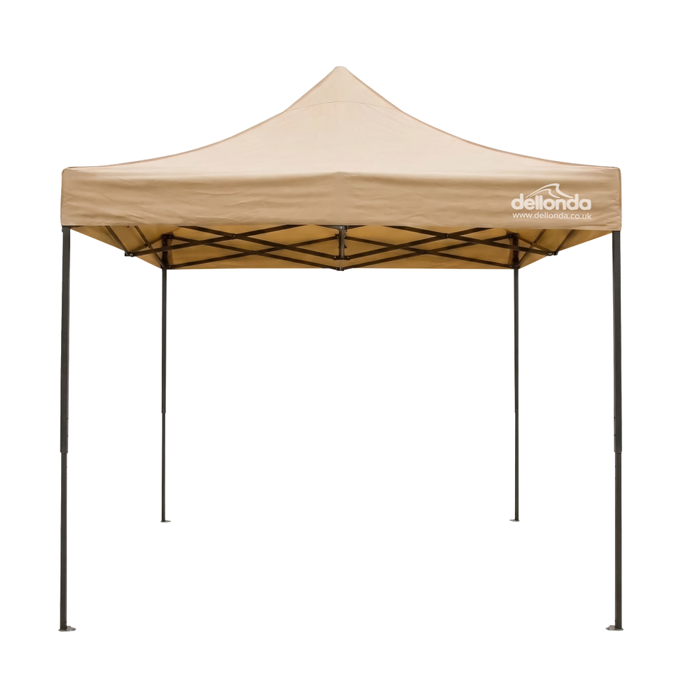 Sealey Dellonda 3x4.5m Pop-Up Gazebo Canopy with Water-Resistant Carry Bag, Stakes & Weight Bags - Beige Model No-DG305