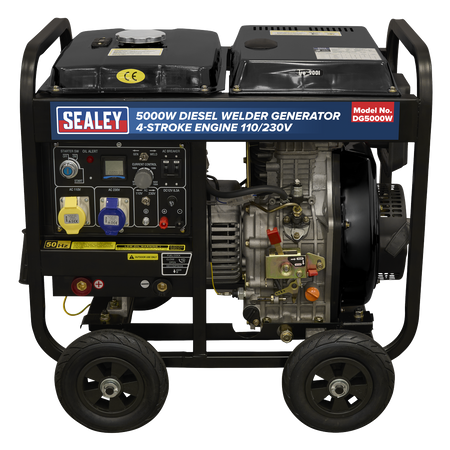 Sealey 5000W Diesel Welder Generator 4-Stroke Engine 110/230V Model No-DG5000W