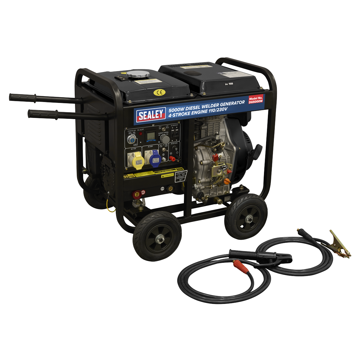 Sealey 5000W Diesel Welder Generator 4-Stroke Engine 110/230V Model No-DG5000W