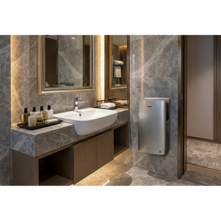 Sealey Baridi Hand Dryer with HEPA Filter & Auto-Sensor 1750W/230V - Silver Model No-DH150