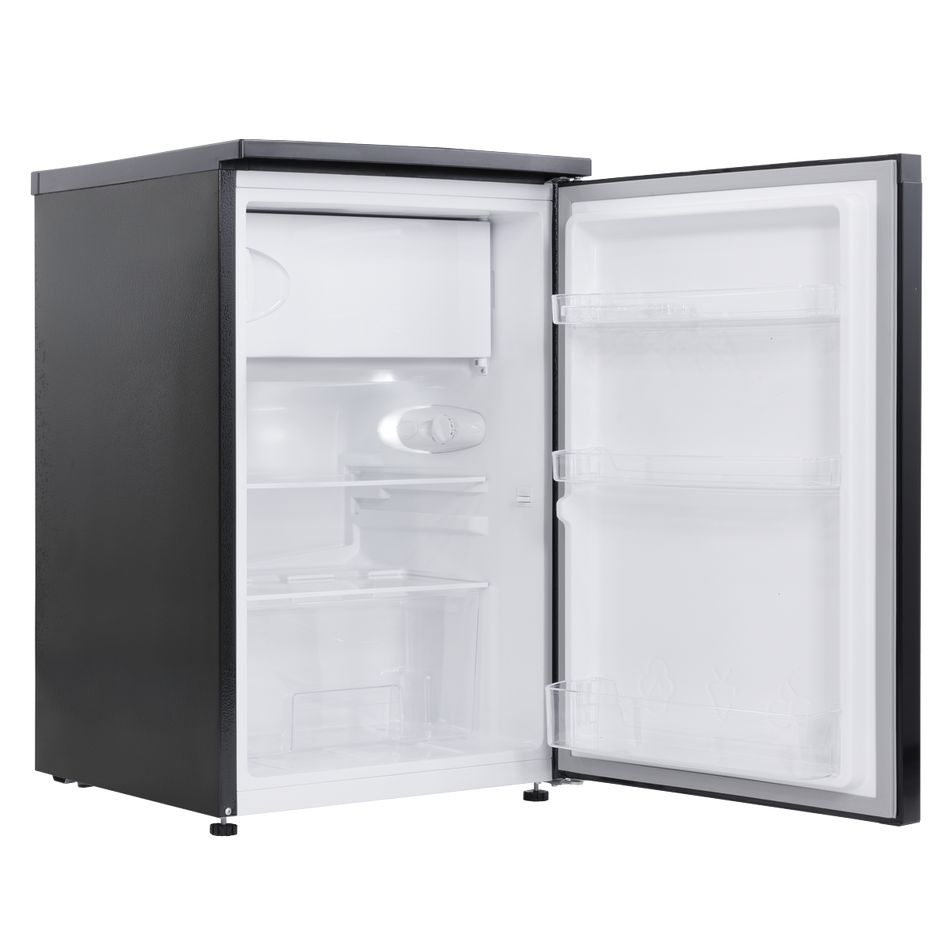 Sealey Baridi 55cm Freestanding Undercounter Fridge with Ice Box 107L - Black Model No-DH249