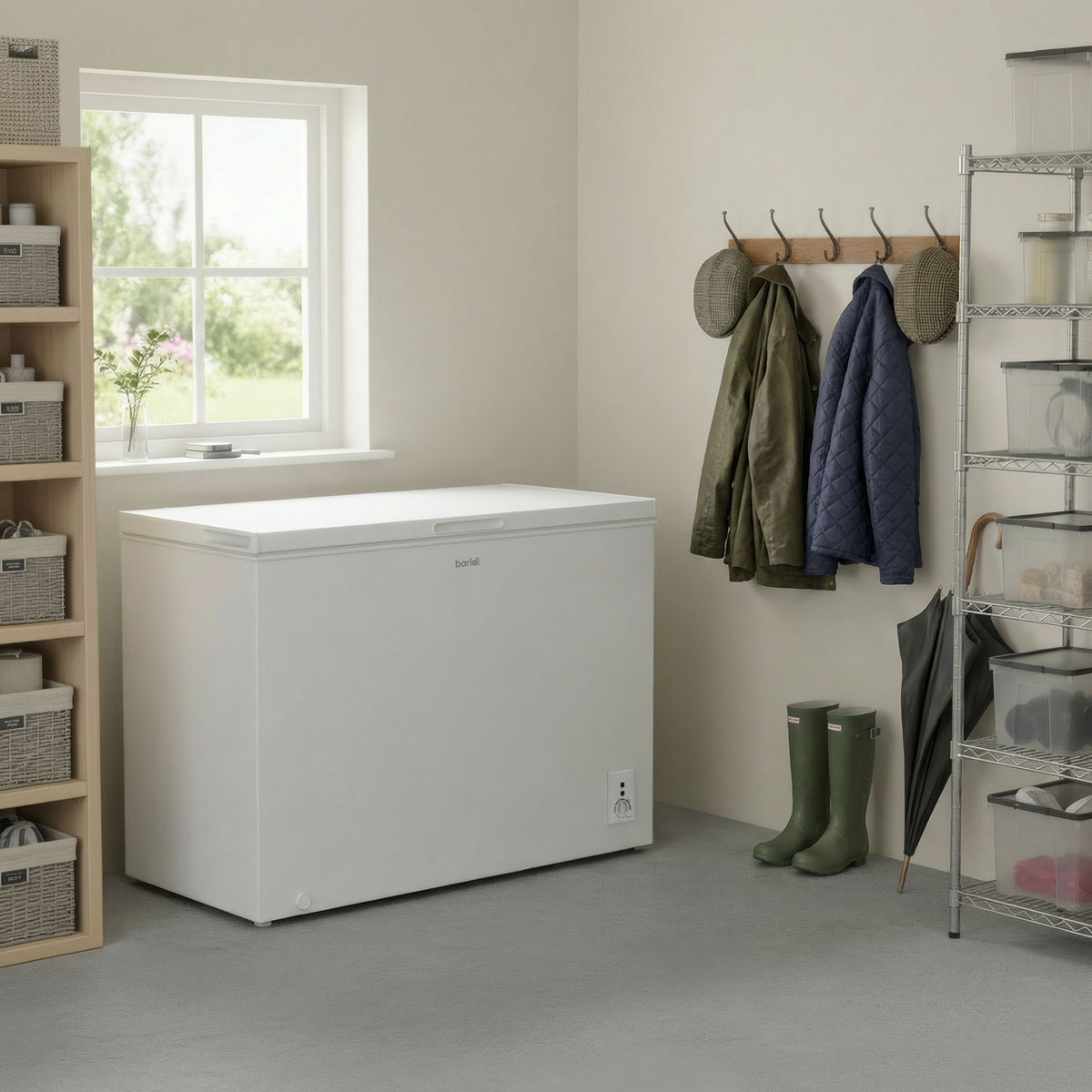 Sealey Baridi Freestanding Chest Freezer 254L Capacity - White Model No-DH258